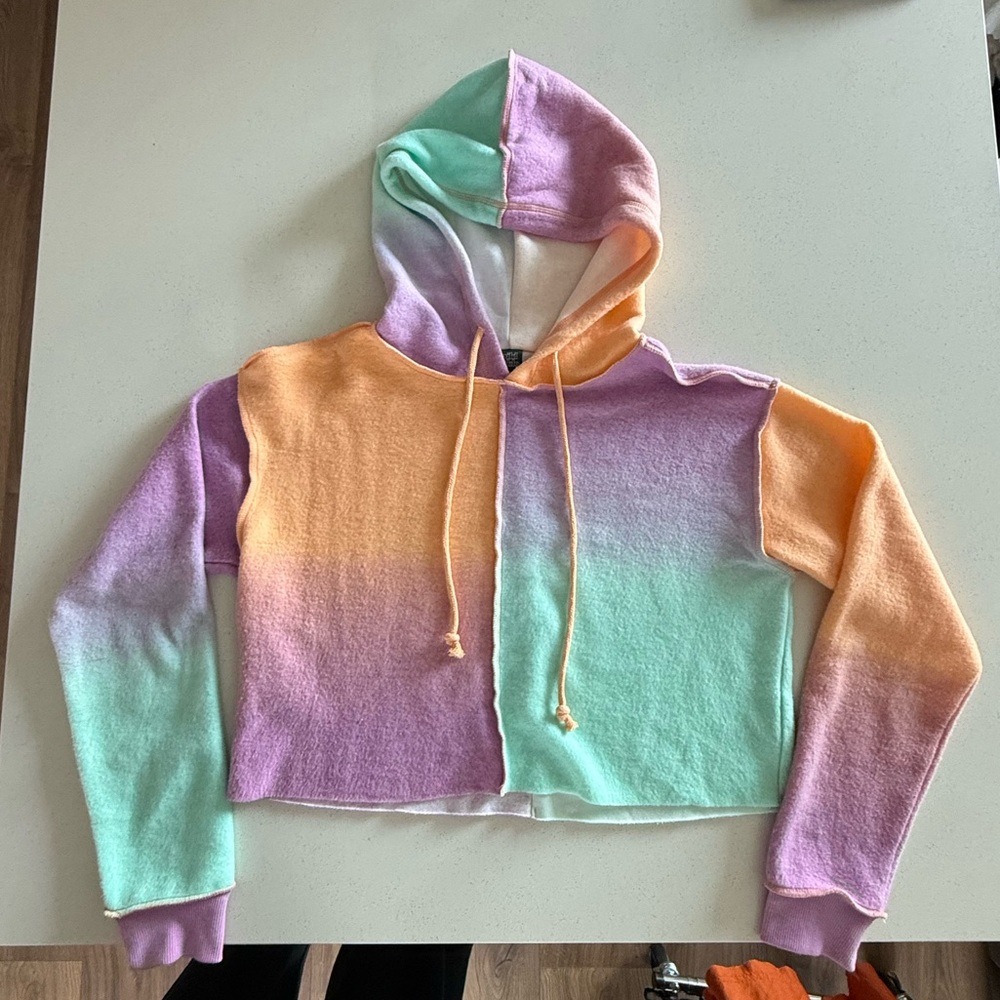Wild Fable Pastel Gradient Women's Hoodie Sweater